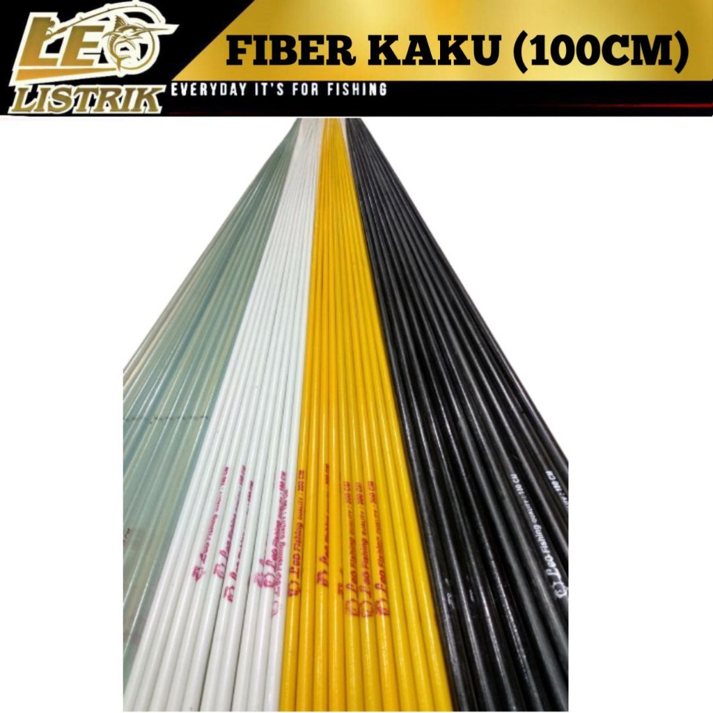 FIBER KAKU 100CM FIBER LEO FISHING SOLID CUSTOM JORAN PANCING HIGH QUALITY PRODUK FIBER PANCING TERL