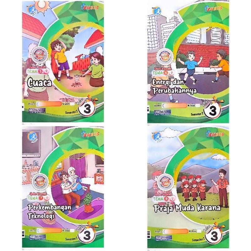 LKS SD MI TEMATIK KELAS 3 TEMA 5 6 7 8 SEMESTER 2 KURIKULUK 2013 | EKSIS