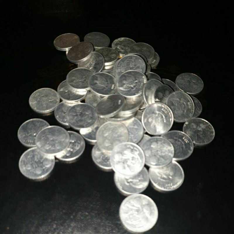 Koin Kuno 25 Rupiah Pala