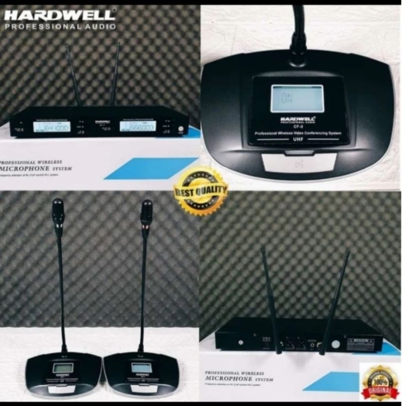 HARDWELL CF2 MIC PODIUM CONFERENCE WIRELESS HARDWELL RESMI HARDWELL GARANSI
