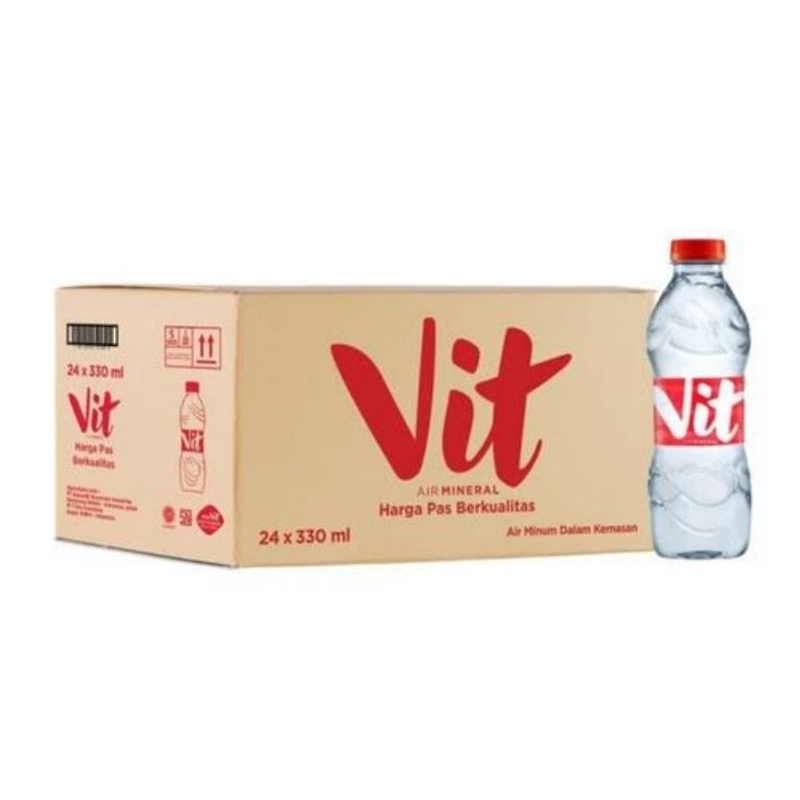 

Vit Air Mineral botol 330 ml 1dus isi 24 botol