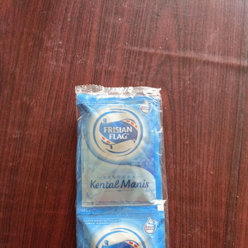 

susu kental manis bendera 38g putih frisian flag sachet saset renteng