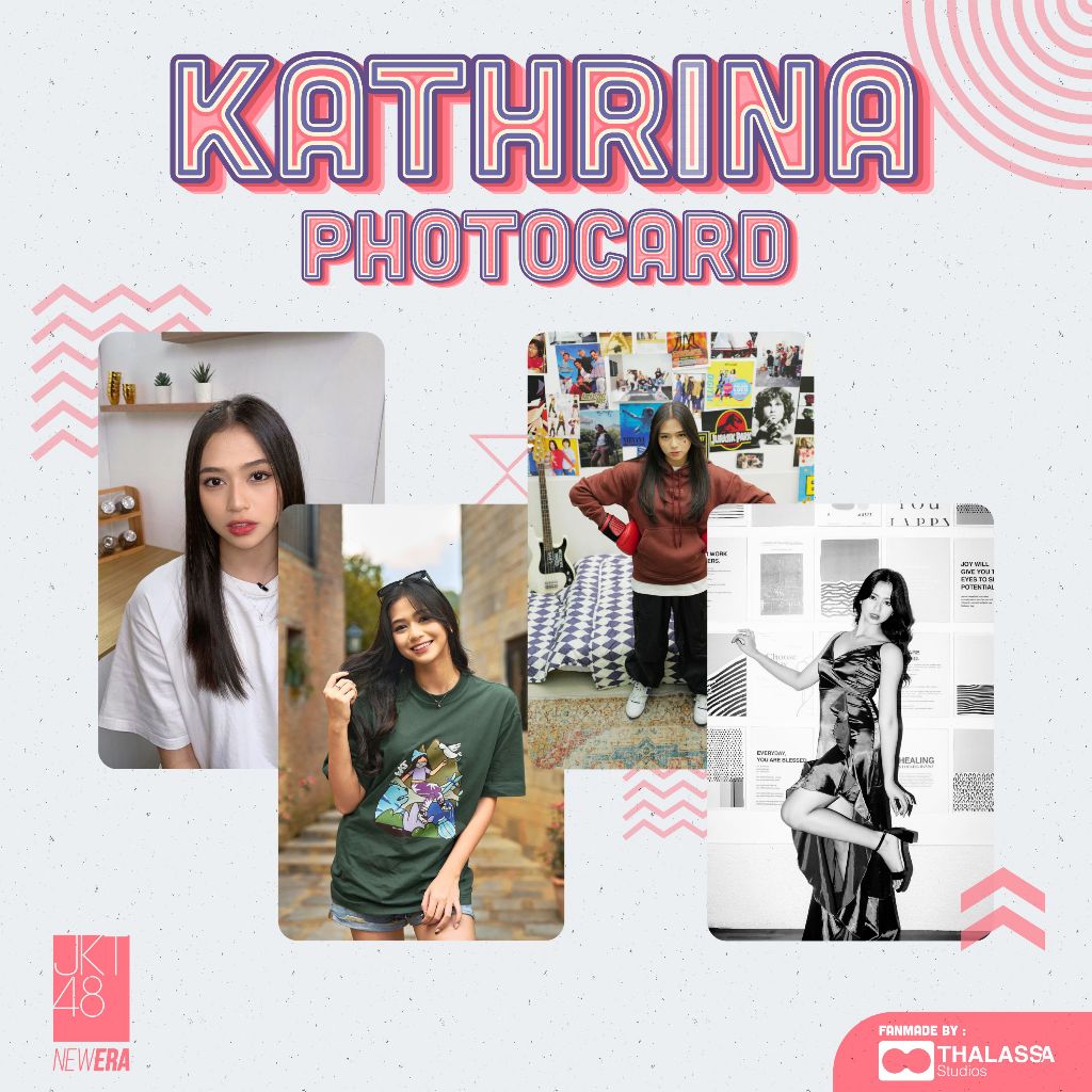 Photocard Kathrina Irene JKT48 PC Photopack Selca Unofficial Fanmade - SATUAN