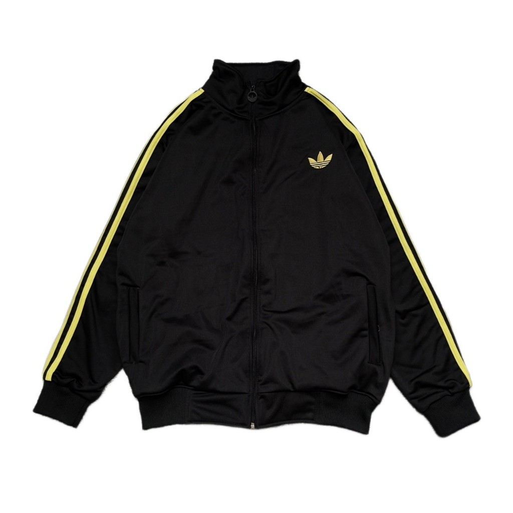 JAKET TRACKTOP ADIDAS FIREBIRD STRIP YELLOW BLACK