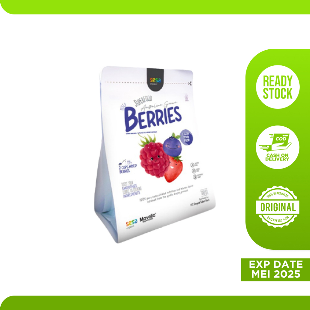 

Superfood Mavella Mixed Berry Powder 100g - Minuman Superfoods