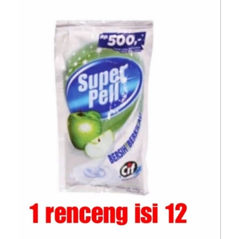 

PEMBERSIH LANTAI SUPERPELL 1 RENCENG ISI 12 SACHET