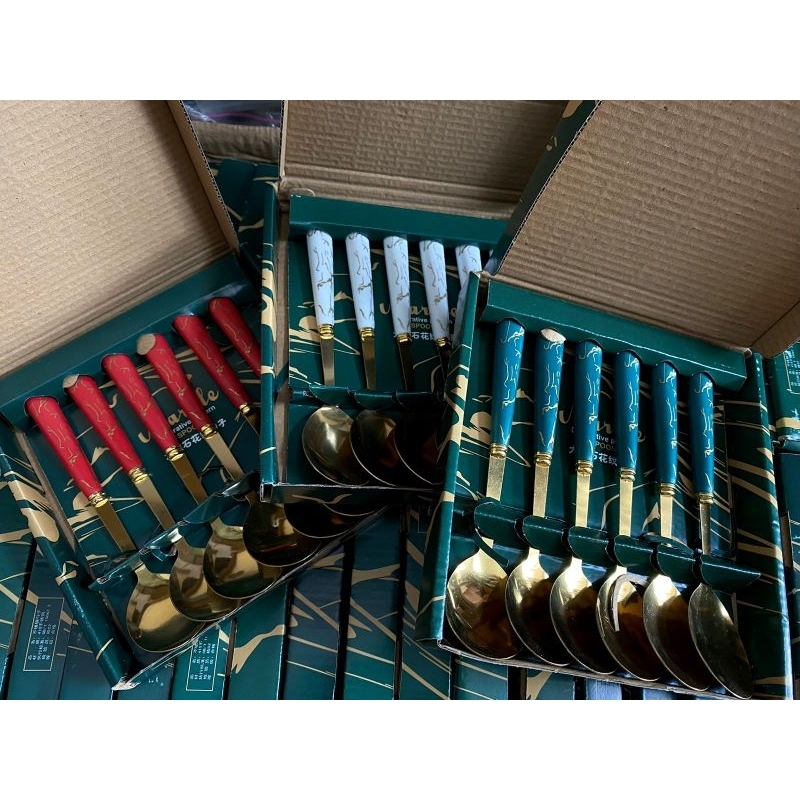 Sendok Makan Keramik Marble