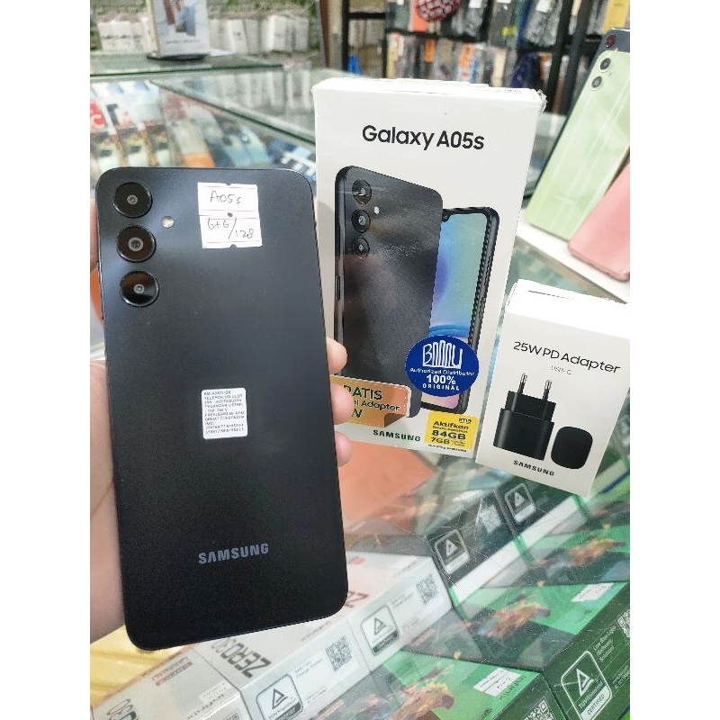 SAMSUNG A05s RAM6+6/128 [SECOND] MASIH GARANSI RESMI MULUS FULLSET