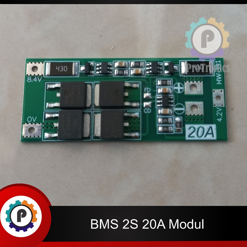 Lithium Battery 18650 2S 20A Charger BMS Protection Board Balance