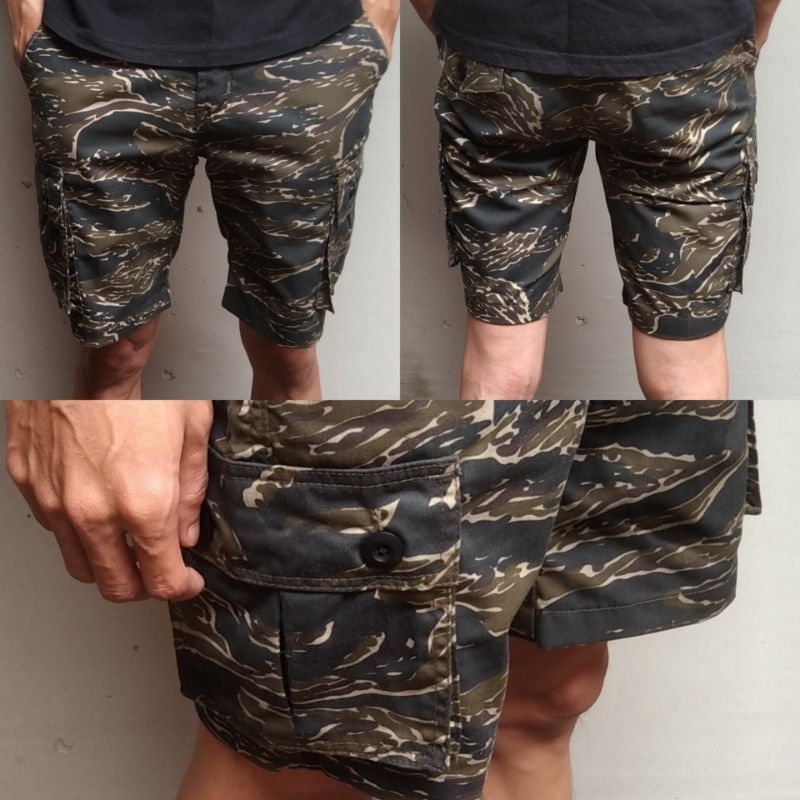 CELANA CARGO CAMO PENDEK l CAMO PANTS