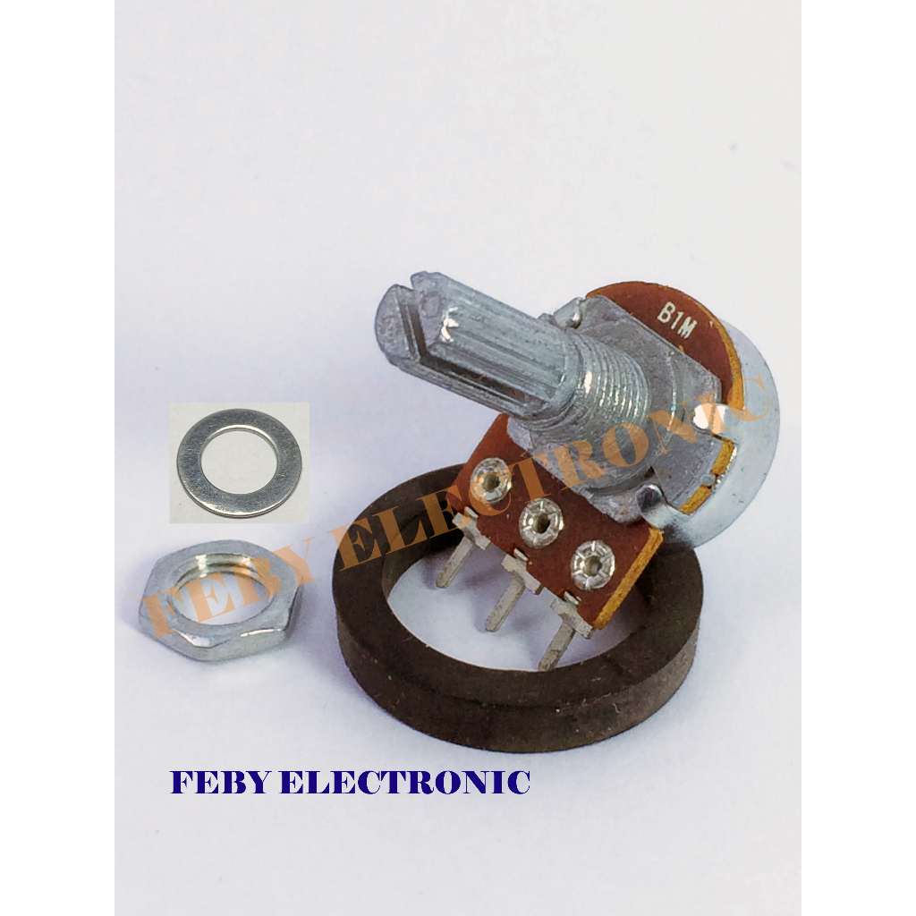 Potensio 1M Mono APlus Tanpa CT Potensiometer A Plus B 1 M