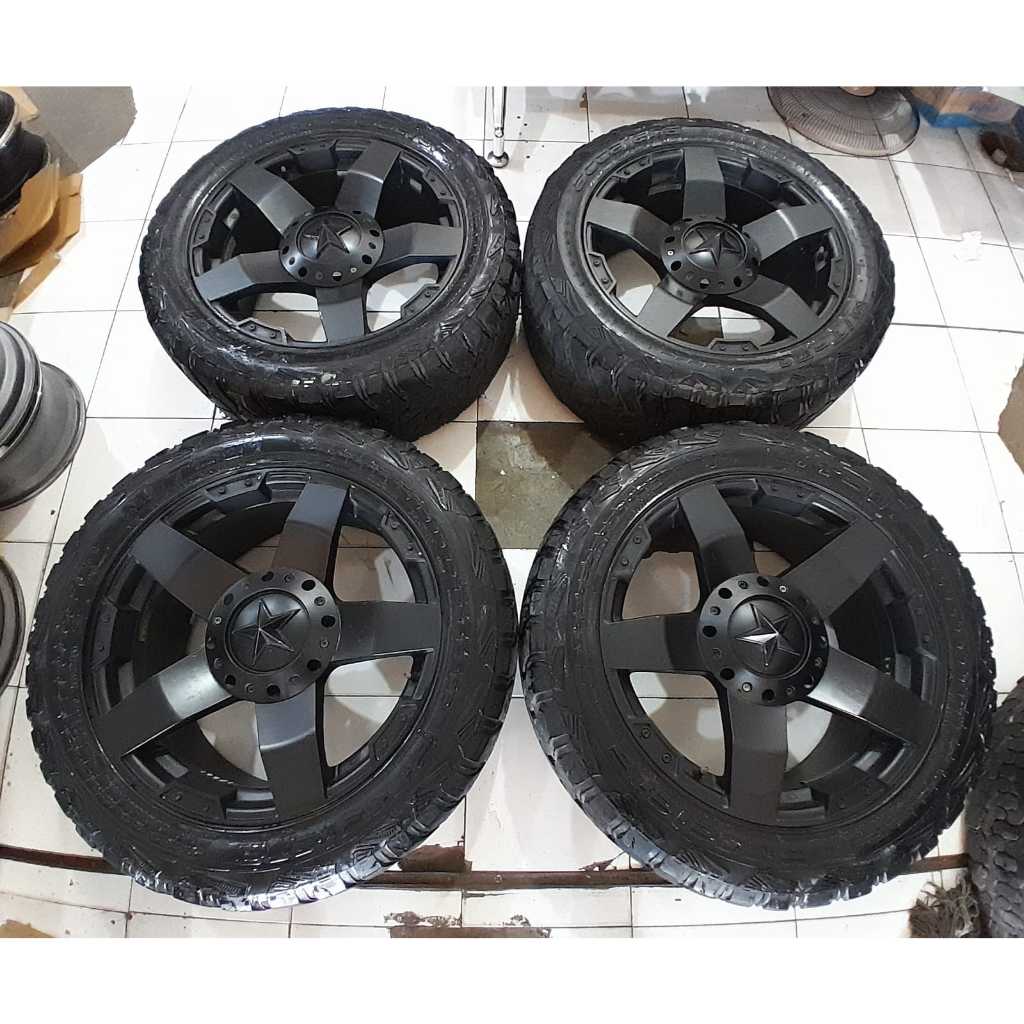 [ PROMO ] VELG MOBIL SECOND RASTA RING 20 LOBANG 6X139,7 FORTUNER DLL