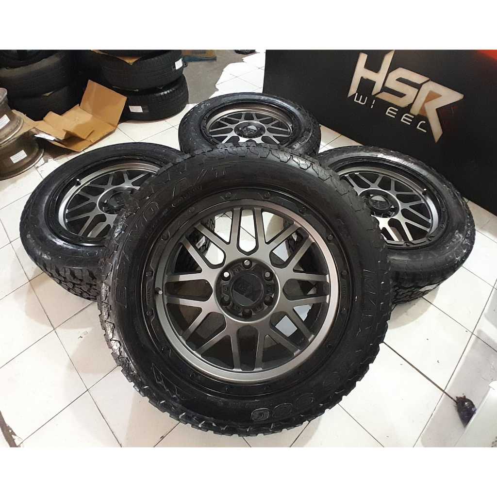 [ PROMO ] VELG MOBIL SECOND KMC RING 20 LOBANG 6X139,7 FORTUNER DLL