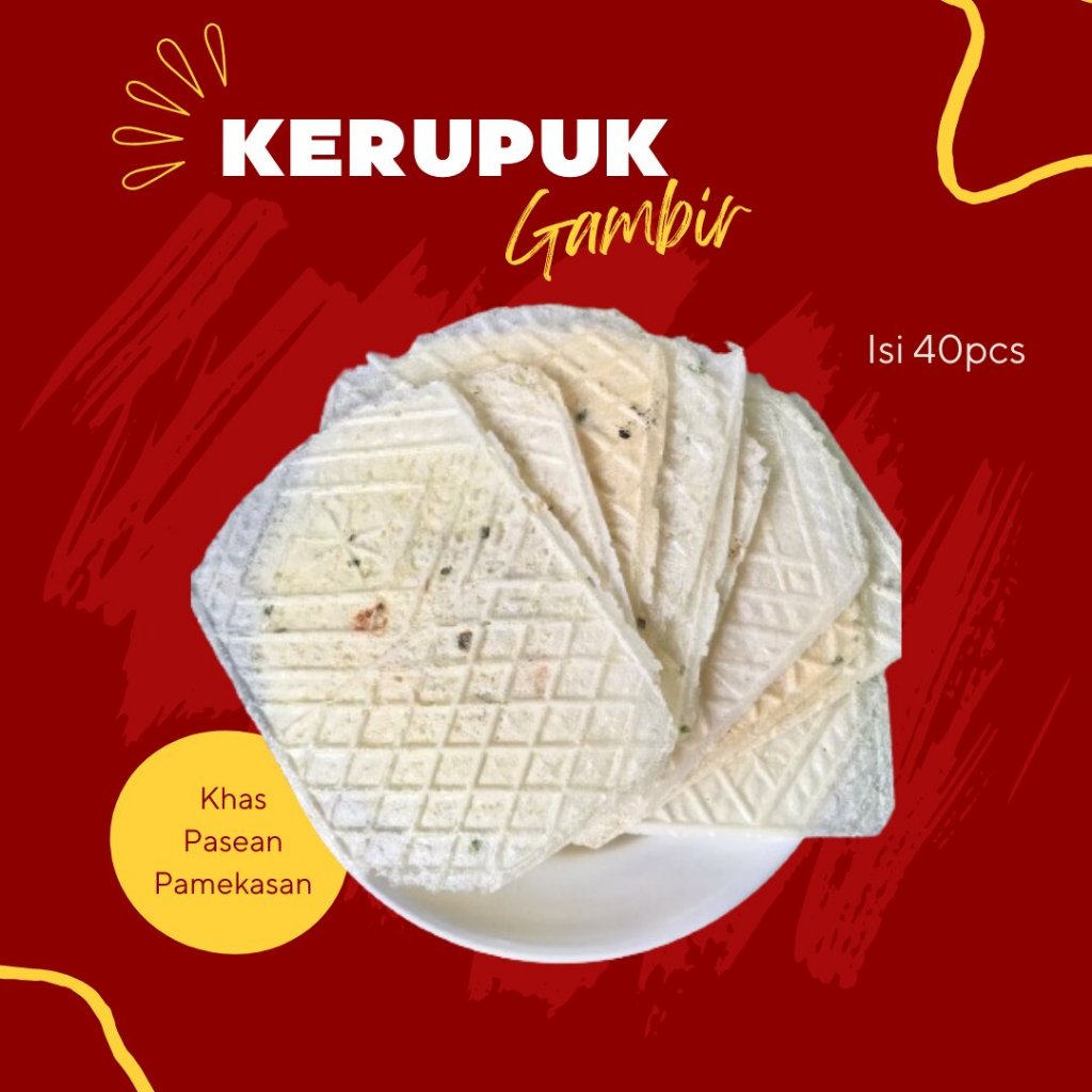 

Kerupuk Gambir Khas Madura Pamekasan 40