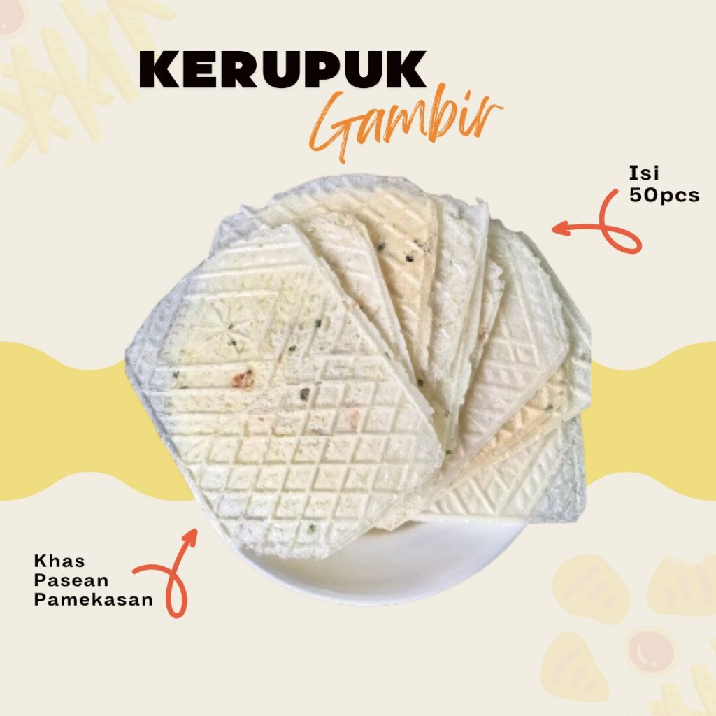 

Gamber ikan Kerupuk Gambir Asli Madura Pamekasan 50