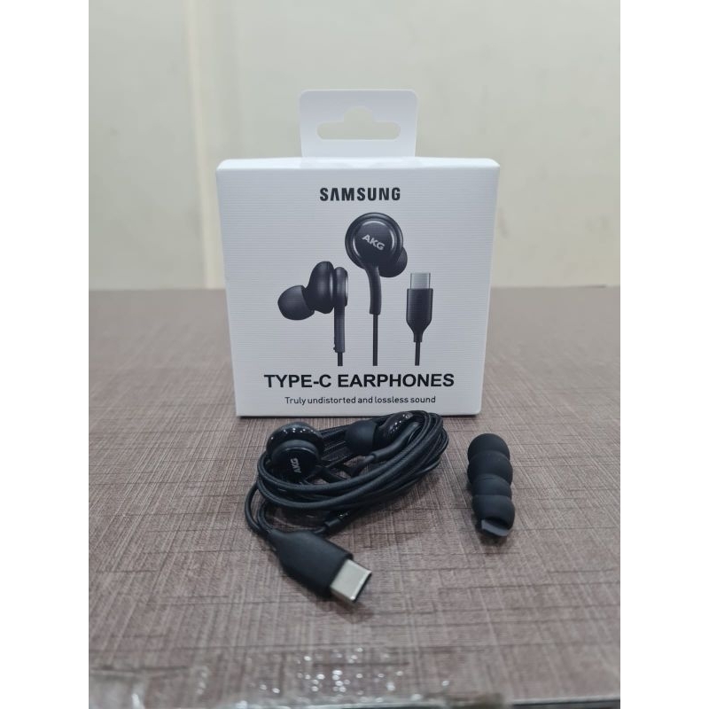 Headset Earphone Samsung ANC by AKG USB - C Earphones Handfree Handset Hp Samsung Type C Note10 S25 