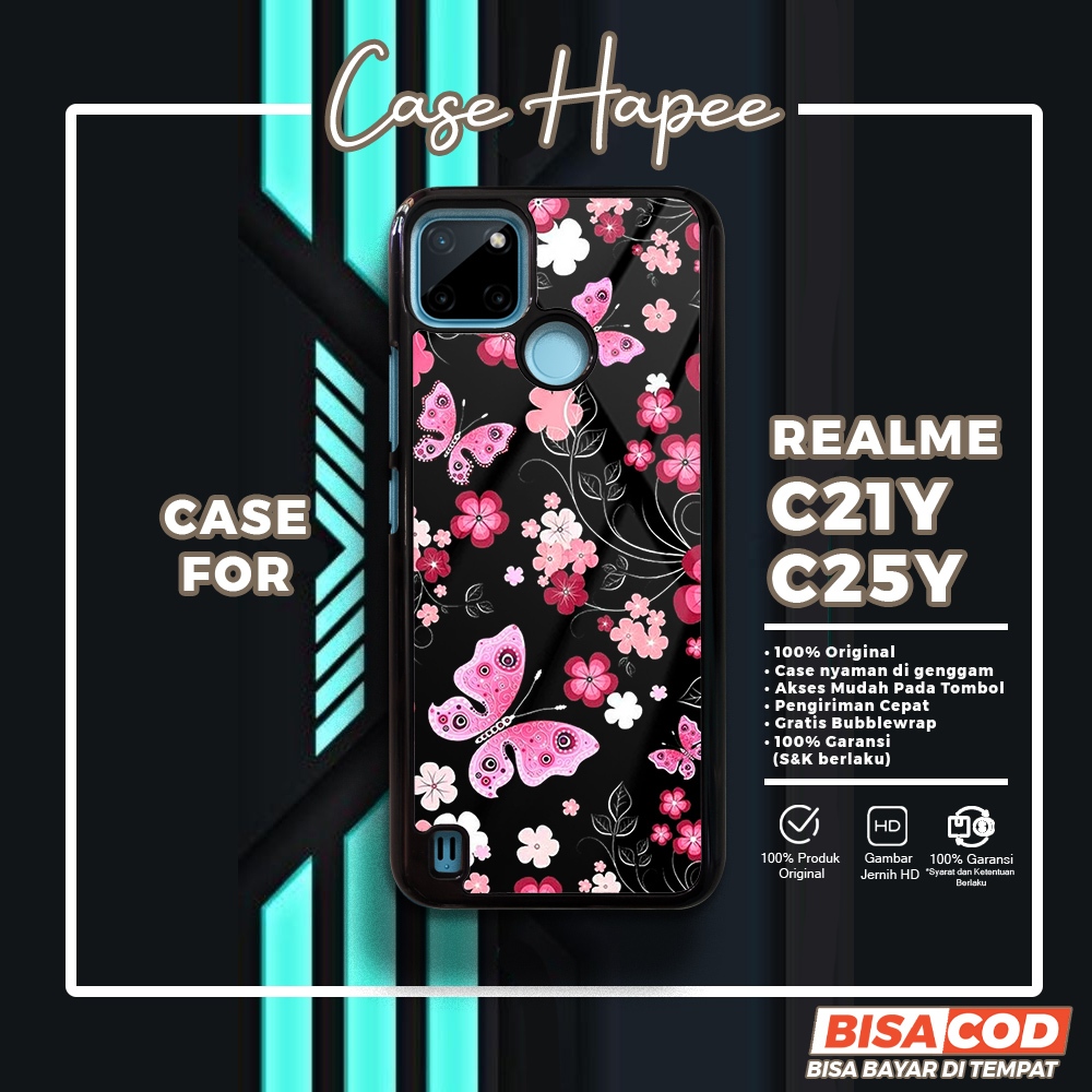 Case Realme C21Y C25Y Casing Realme C21Y C25Y [BTFY] Casehapee Case Glossy Case Aesthetic Custom Cas