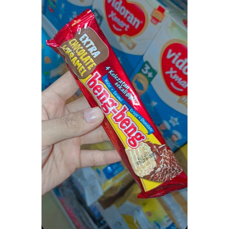 

CHOKI STICK/ BENG BENG 25 GRAM CHOCOLATE WAFER / Dilan Crunchy Choco Caramel / DILAN BAR