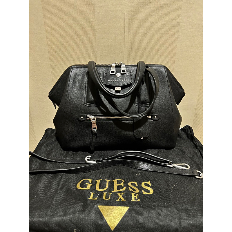 preloved guess luxe sachel bag ORIGINAL 100%
