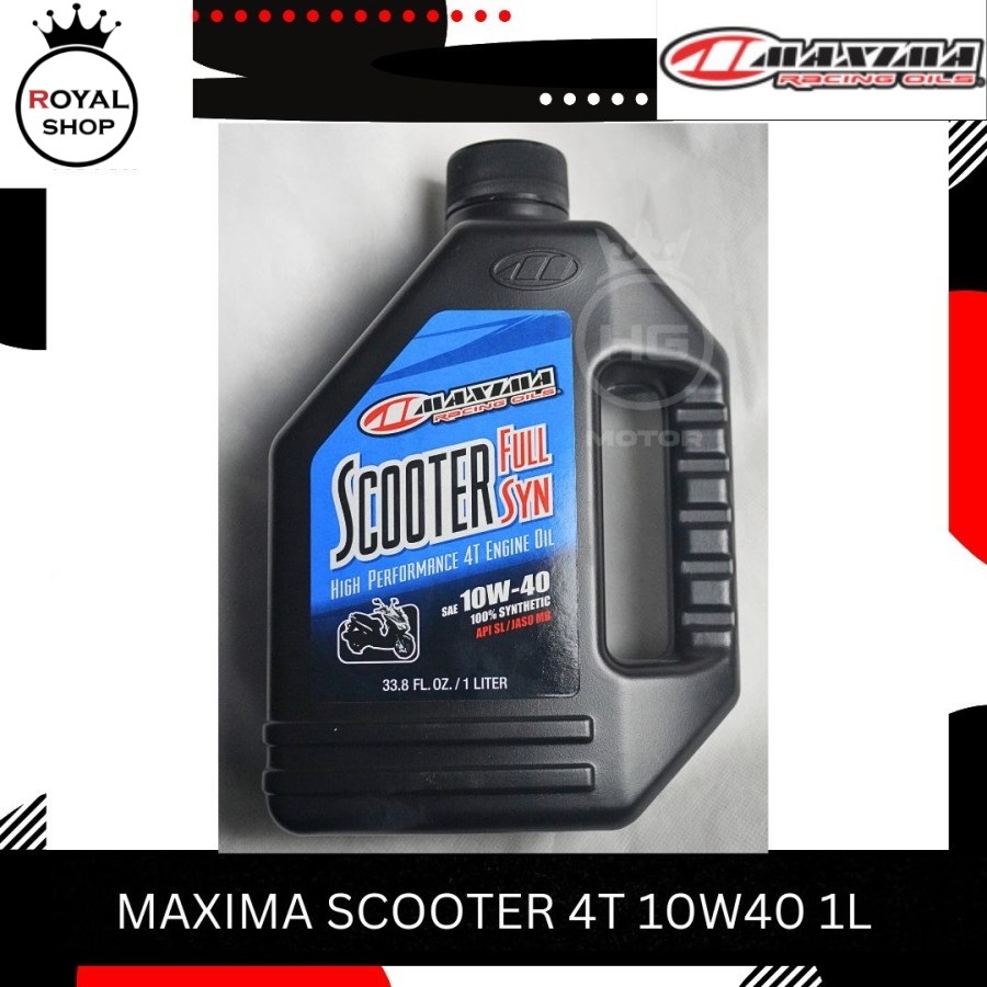 OLI MOTOR MAXIMA SCOOTER 4T 10W40 1L Untuk Motor Matic