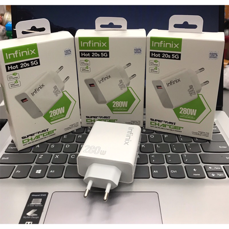 Batok Ori 100% INFINIX HOT 20s 5G 280W Support FastCharging