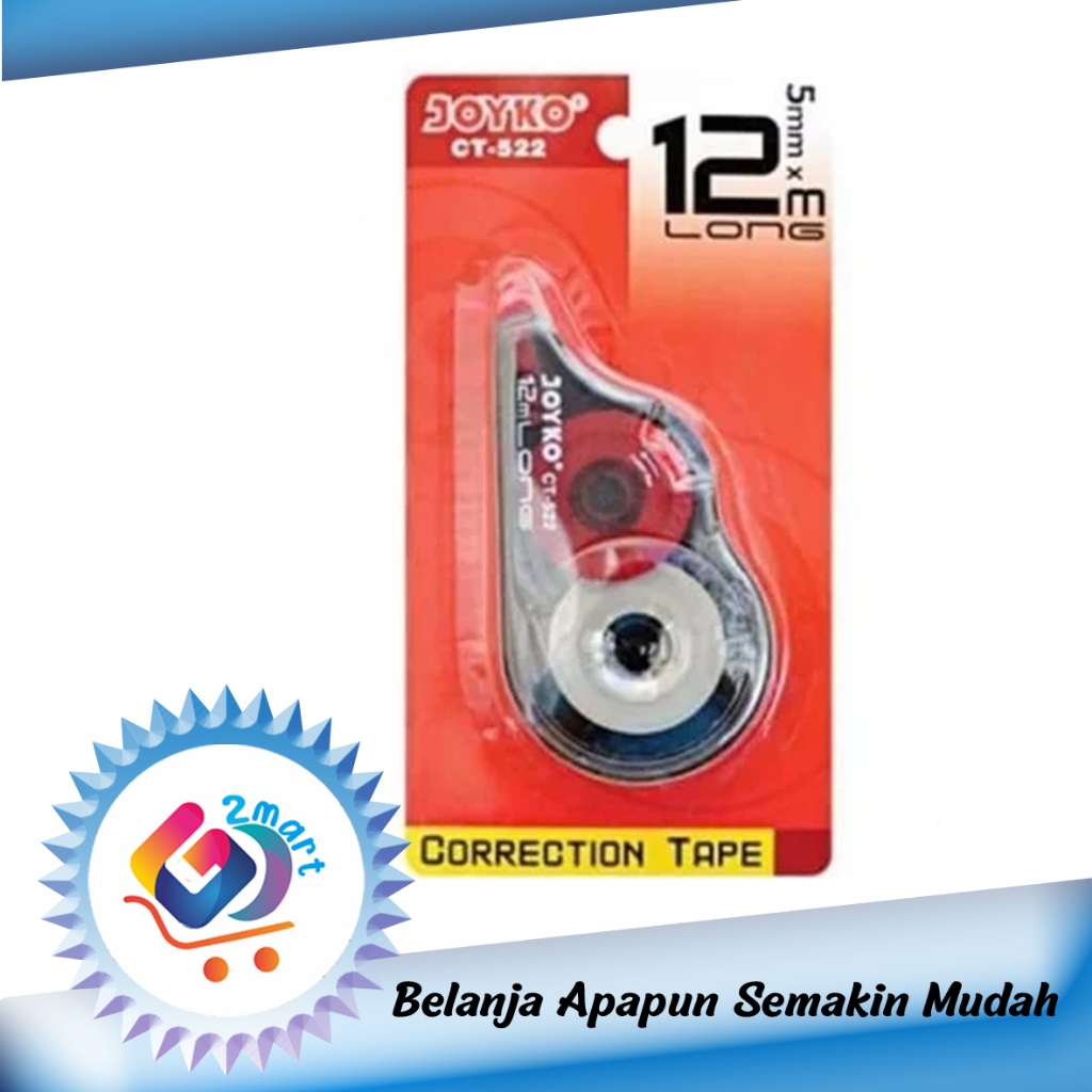 

Stipo Tipe Ex Kertas / Correction Tape Joyko CT-522