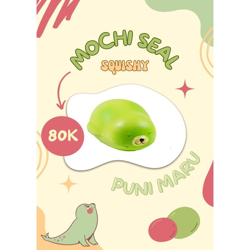 Mochi Seal Puni Maru Squishy