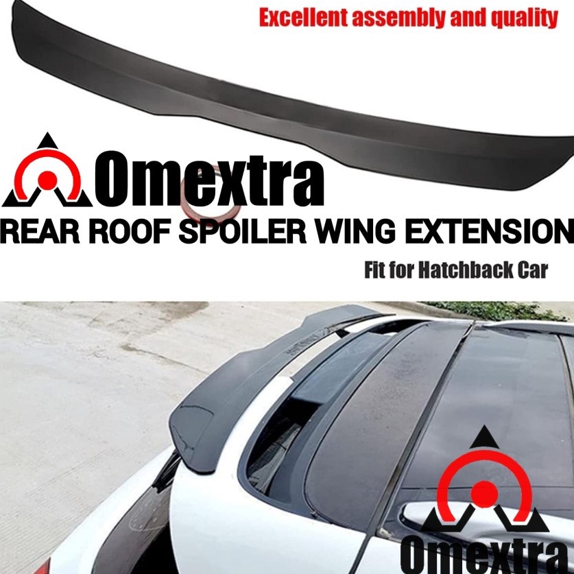 Bba Rear Spoiler Wing Extension Omextra Spoiler Mobil Hatchback Universal Rear Spoiler Wing Extensio