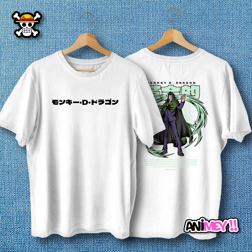 Kaos Monkey D.Dragon One Piece / kaos anime / Kaos Game / tshirt anime