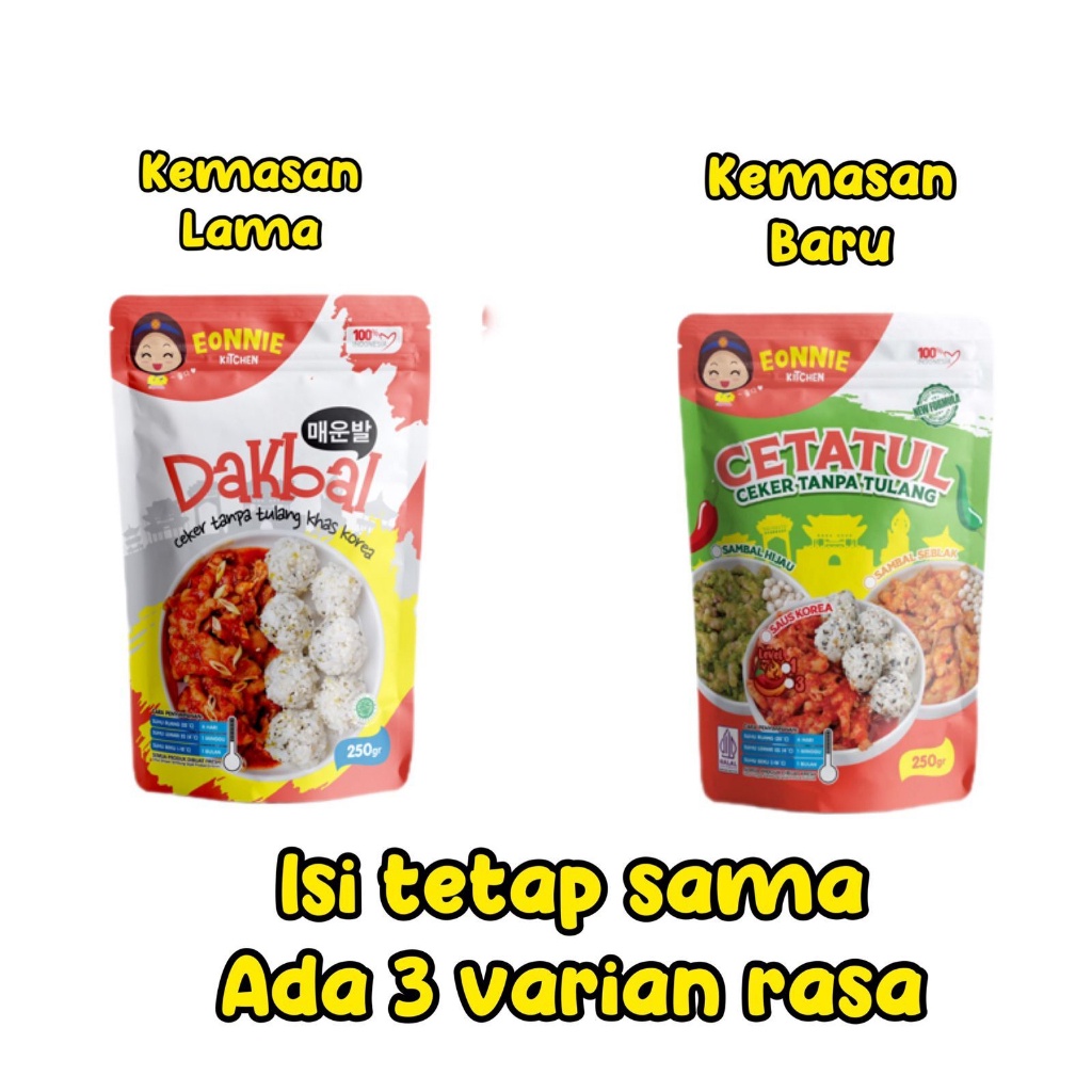 

Termurah Eonnie Kitchen Paket Bundling dakbal serbuuu