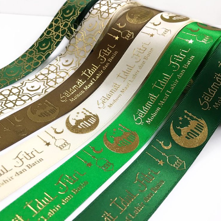 

Terlaris Id5b5Ap 1 YARD 9cm BUKAN PER ROLL PITA IDUL FITRI SABLON EMAS TIMBUL PREMIUM PITA GROSGRAIN DOUBLE SATIN LEBARAN