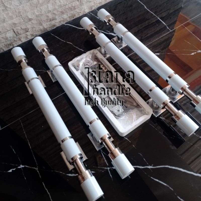 PROMO MURAH 4 BATANG HANDLE + SET BODY KUNCI 80CM TARIKAN PINTU RUMAH MINIMALIS 60CM GAGANG PINTU RU