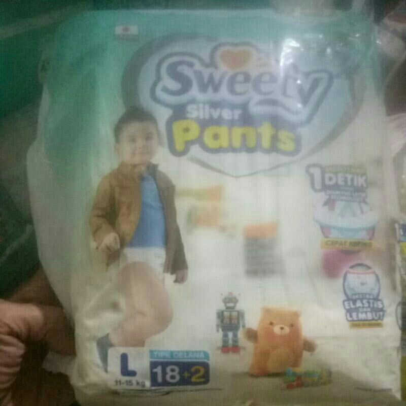 Pampers Sweety Silver Pants XL / pampes anak