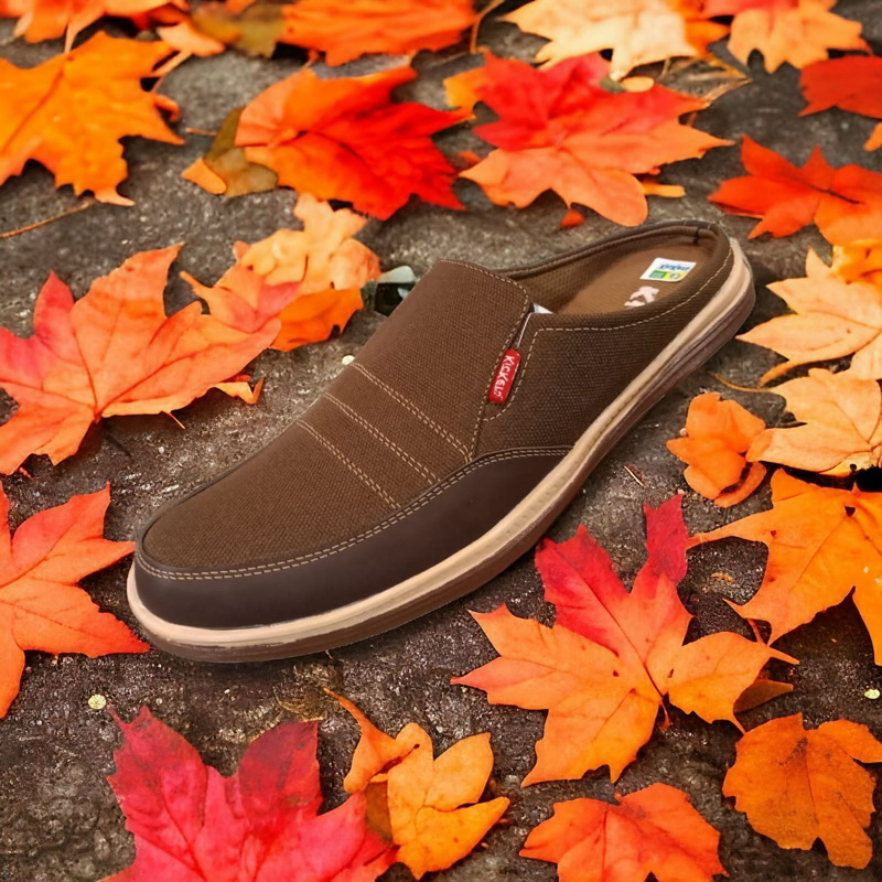 sepatu sendal kickers pria - sepatu slop pria - sepatu kantor