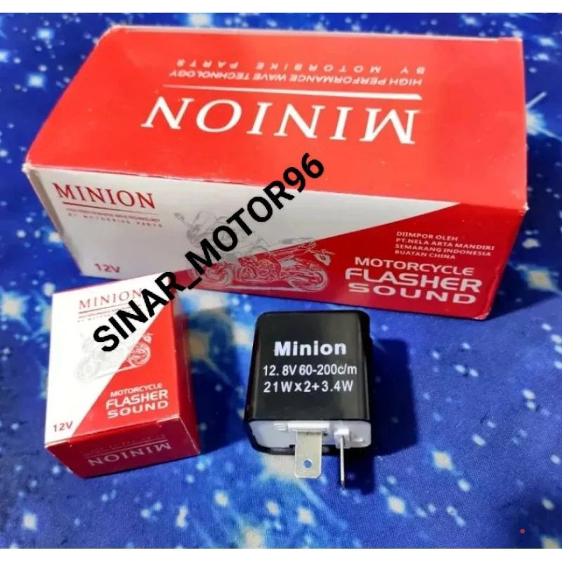 FLASHER TOMSOL RELAY SEIN SEN BUNYI PLUS STELAN MINION HIGH QUALITY