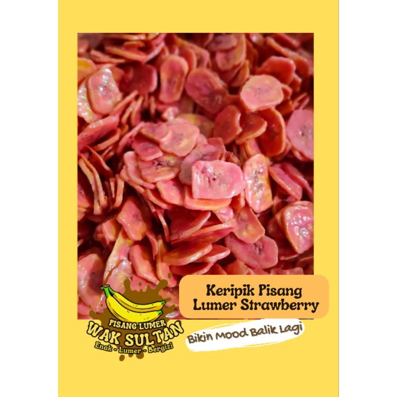 

Keripik Pisang Lumer Strawberry