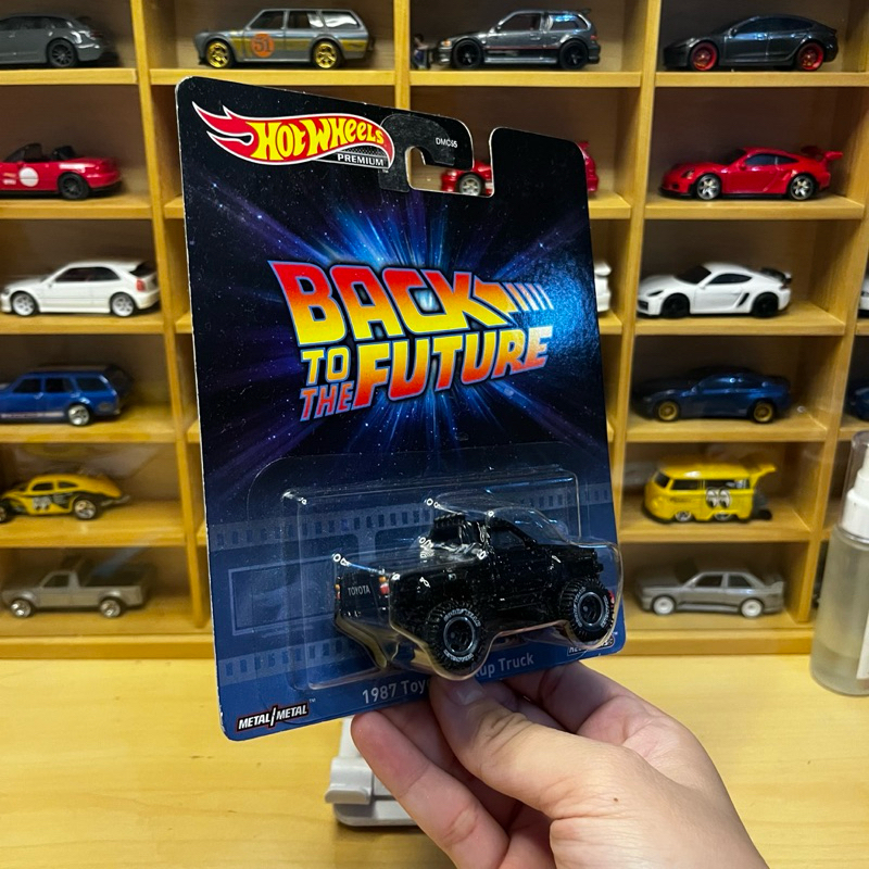 Hotwheels Back to the future 1987 Toyota Pickup Truck Japan Card