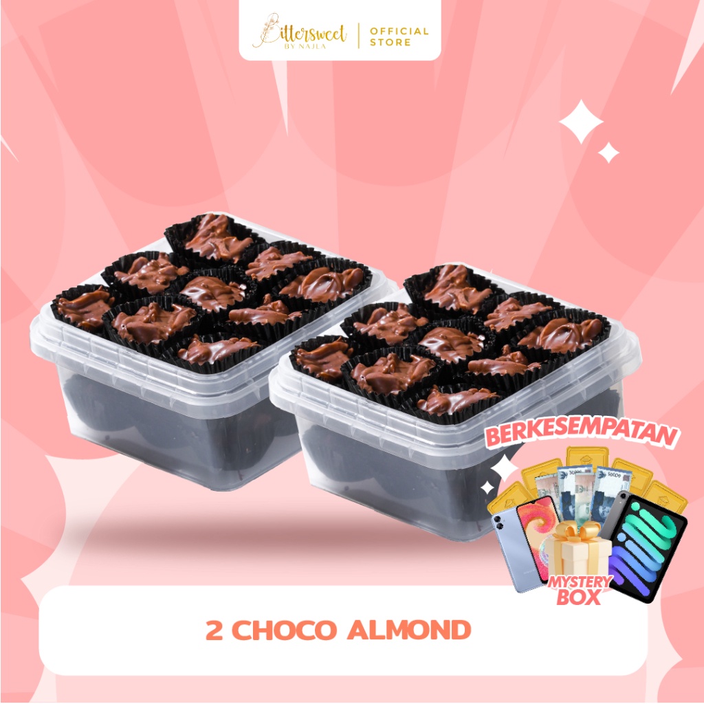 

Termurah dan terbaik Bittersweet by najla Bundling 2 Choco Almond buruan