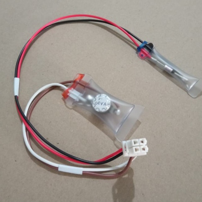 Ndq DEFROST FUSE KULKAS SANYO AQUA 2 PINTU  DEFROS PANAS DINGIN BIMETAL KULKAS