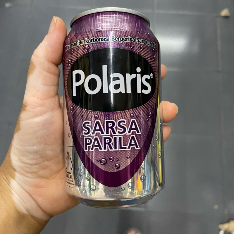 

POLARIS 300 ML Sarsaparilla Soda Minuman Kaleng Soda Sarsaparilla 330ml