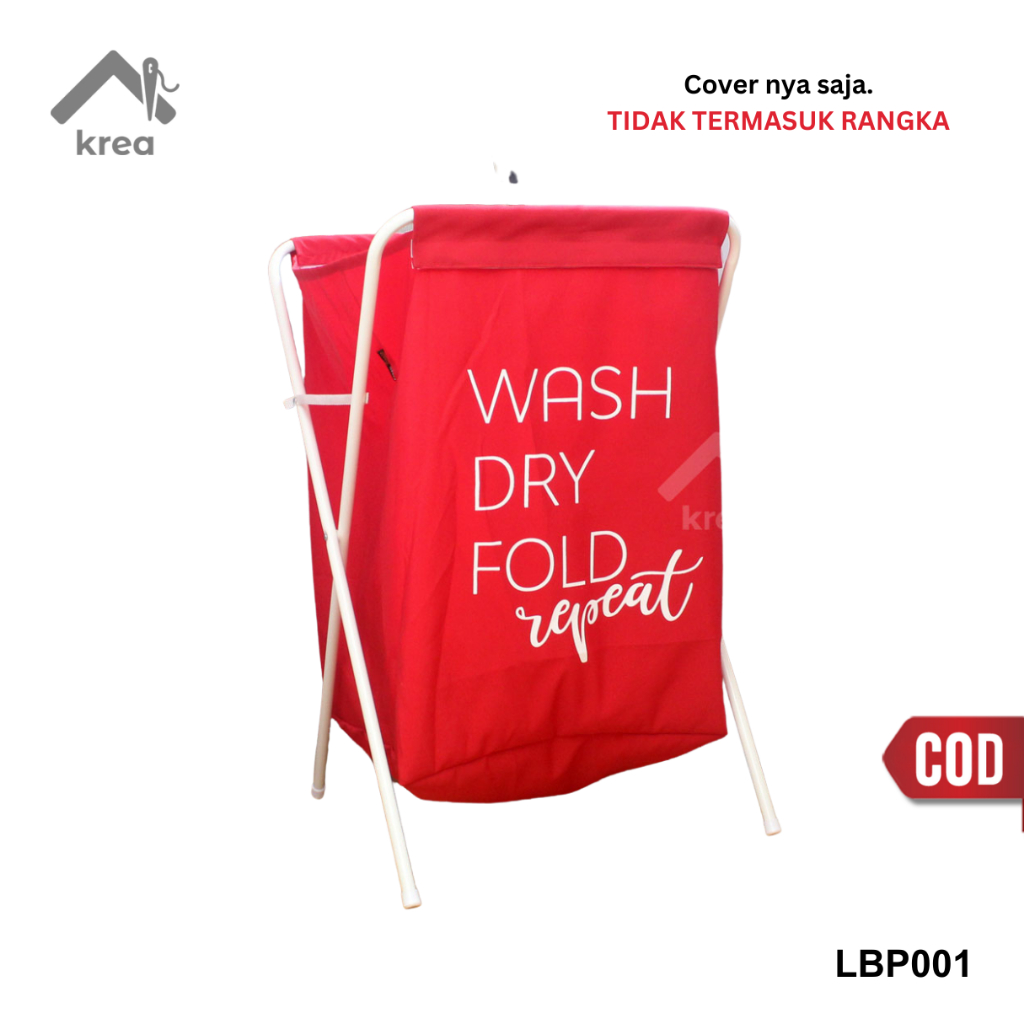 KREA II ( TANPA RANGKA BESI ) COVER LAUNDRY BAG DESN MINIMALIS