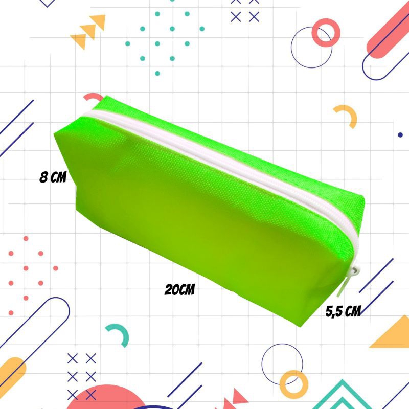 

Kotak Pensil / Tempat Pensil / Dompet Pouch / Warna Hijau