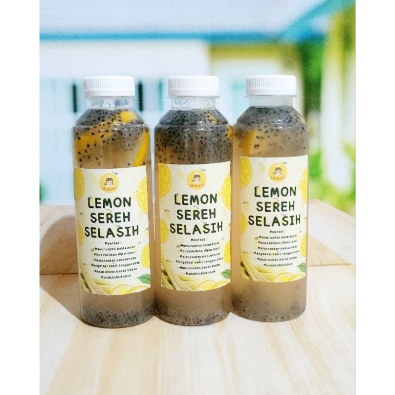 

lemon sereh selasih homemade tanpa bahan pengawet