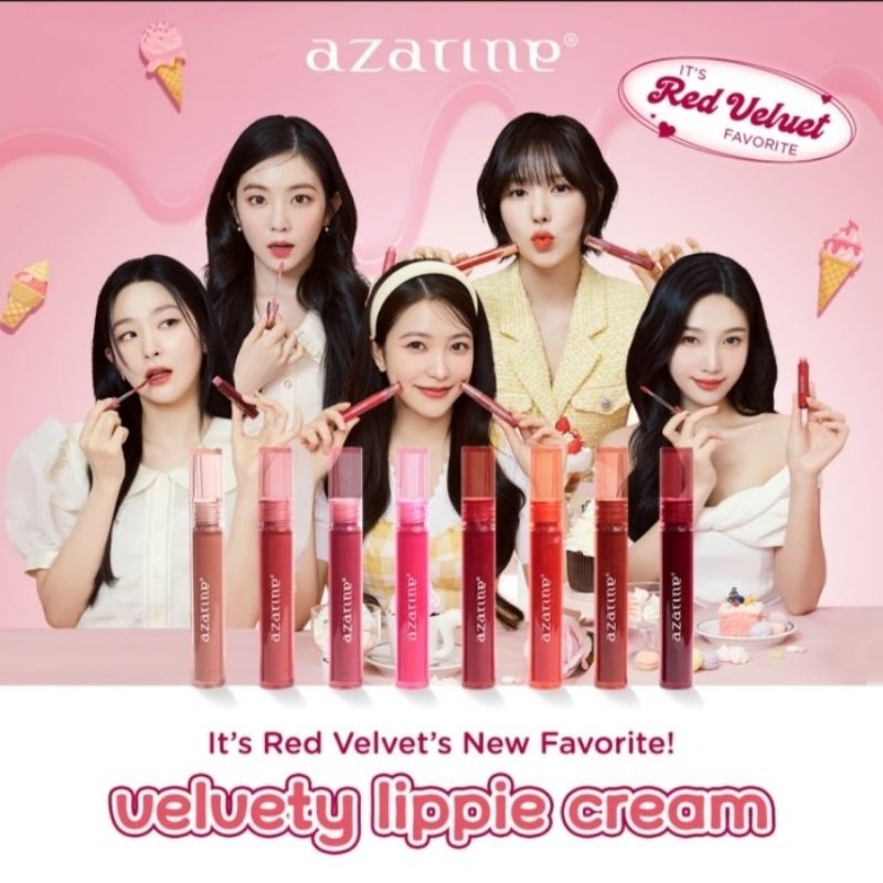 AZARINE x RED VELVET-Velvety Lippie Cream Lip Velvet by Azarine