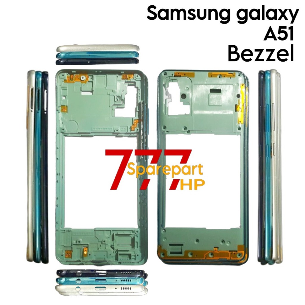 Bezzel Tulang Samping + Tombol Luar Samsung Galaxy A51 4G  / A515 / SM-A515F / SM-A515F/DSN / SM-A51