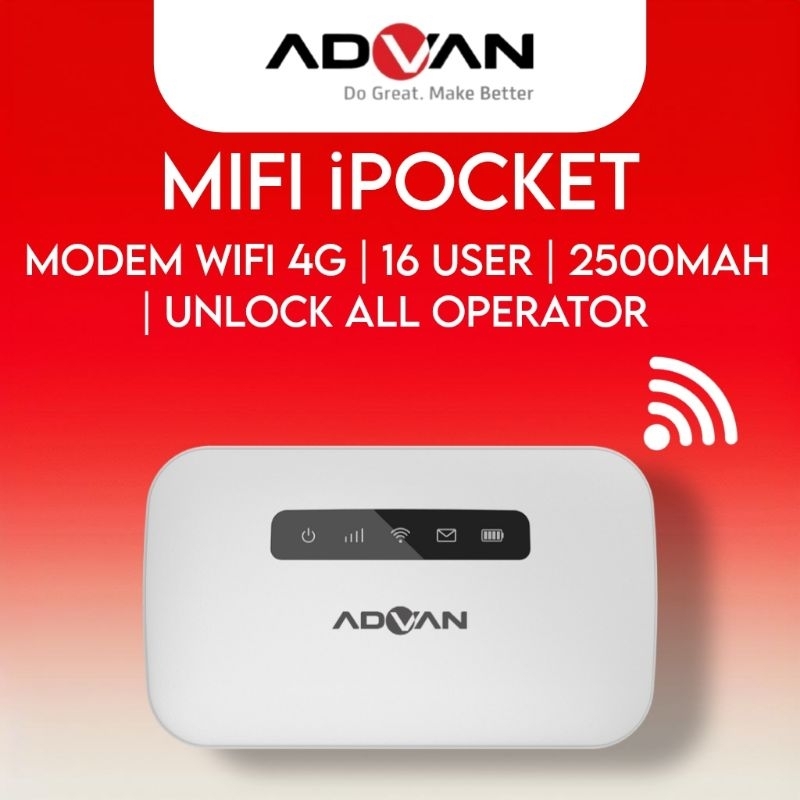 Mifi Advan iPocket 4G All Operator Modem Wifi 4G All Operator