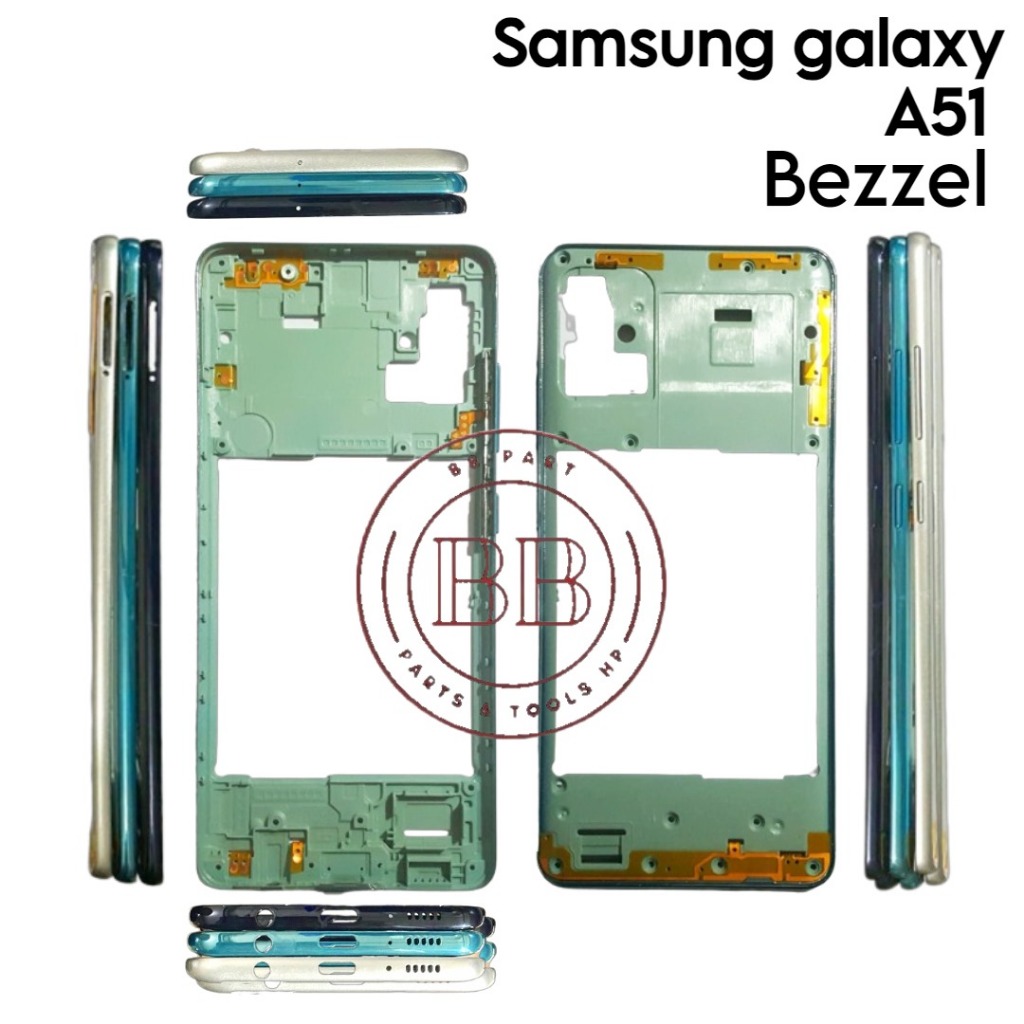 Bezzel Tulang Samping + Tombol Luar Samsung Galaxy A51 4G  / A515 / SM-A515F / SM-A515F/DSN / SM-A51