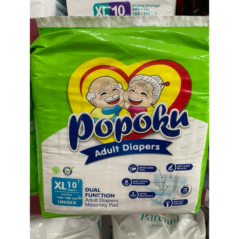 POPOKU UNTUK DEWASA XL, L, M isi 10