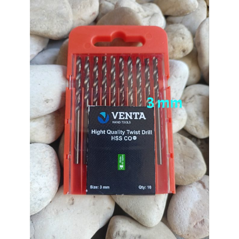 Mata bor HSS Co 3mm / mata bor stainless / mata bor HSS Cobalt 3mm VENTA 3mm
