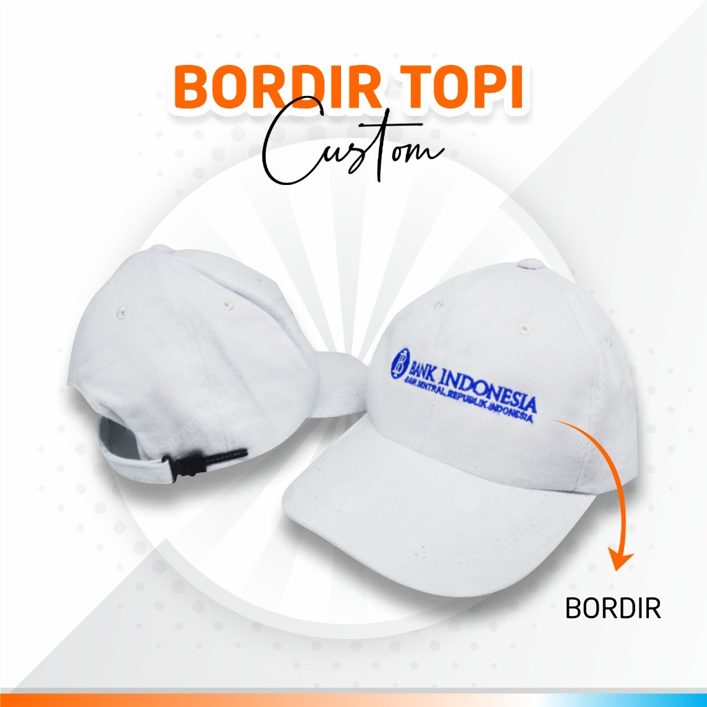 TOPI BORDIR CUSTOM // FREE CUSTOM BORDIR // BORDIR TOPI CUSTOM